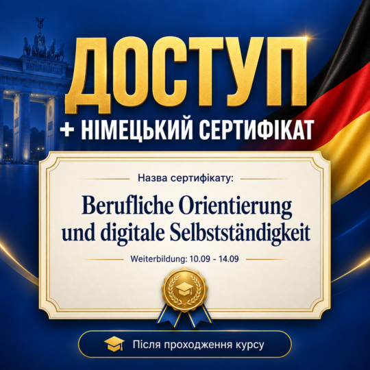 Weiterbildung: 10.09 - 14.09